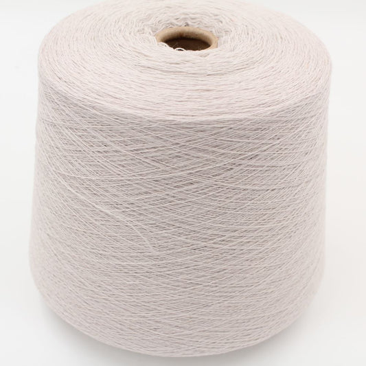Filato da macchina 2/30 70% merino extrafine 30% cashmere colore beige chiaro rocca 550 gr