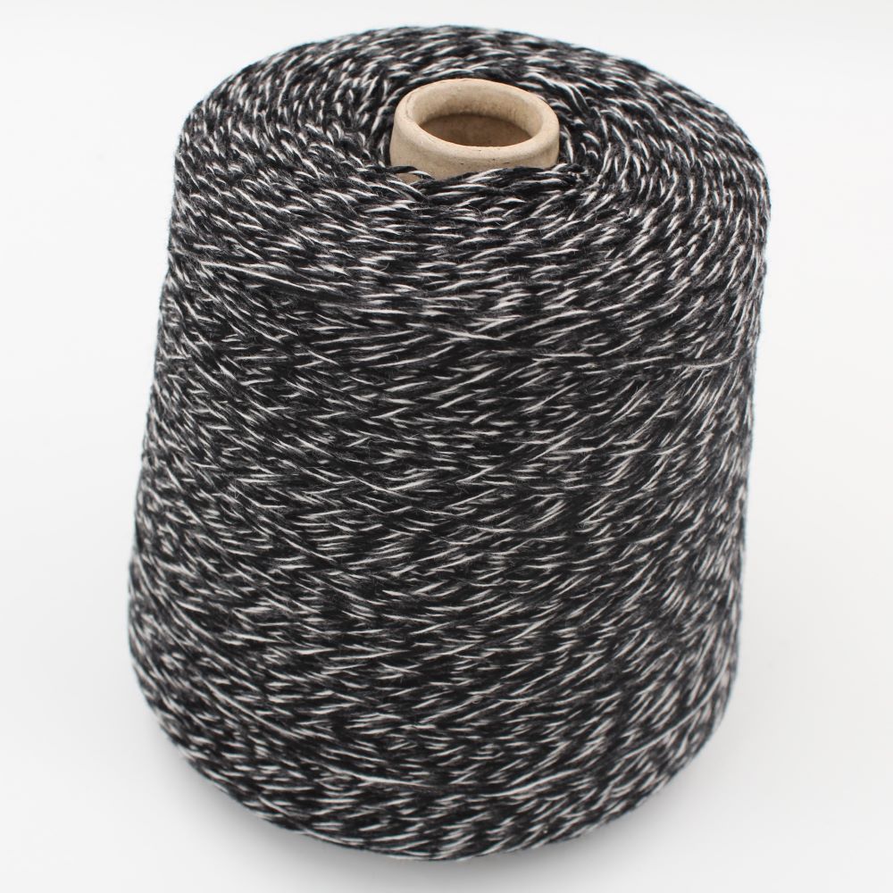 Filato 100% Cashmere nm. 2800 colore nero muliné rocche 780gr