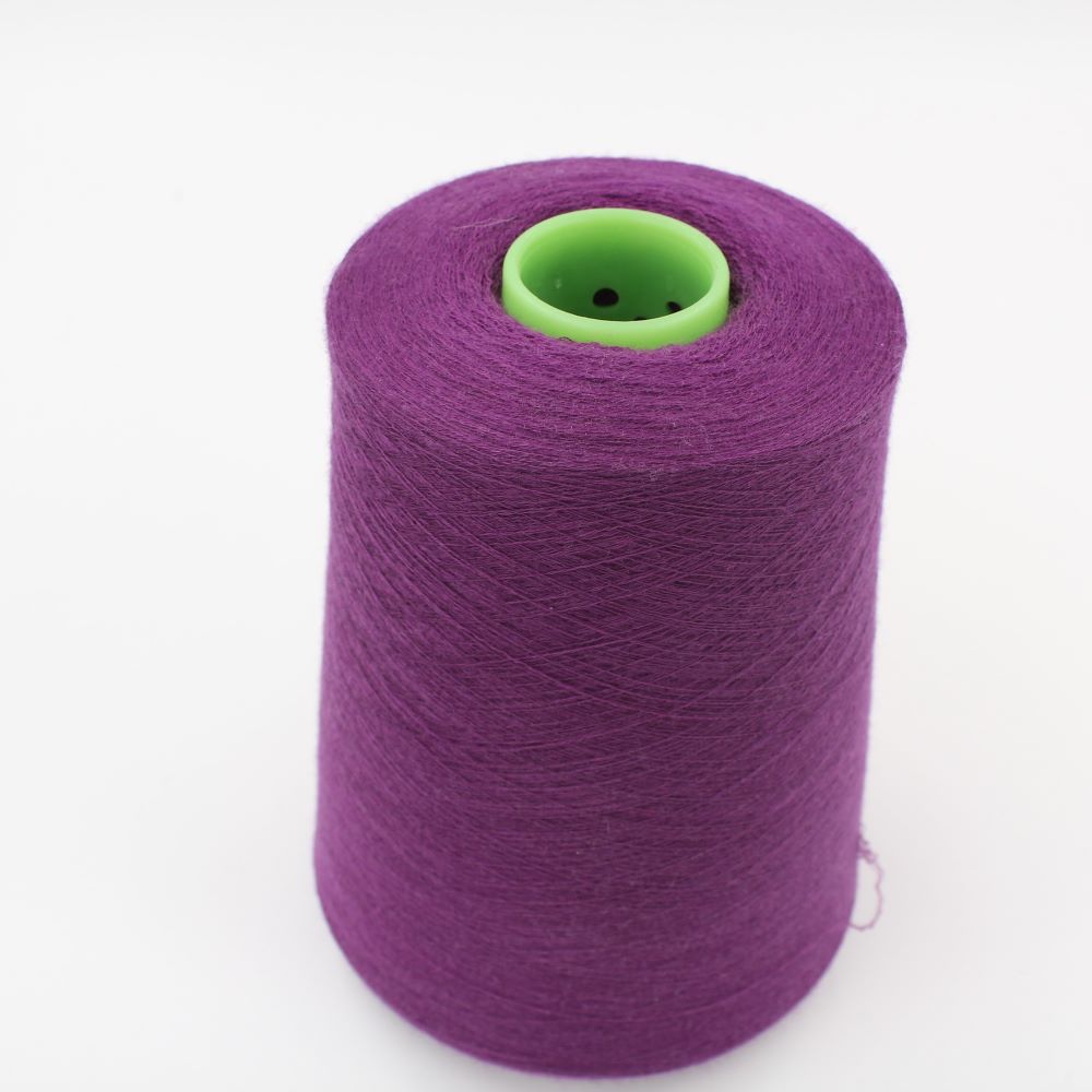 JUMPING filato 93% cashmere 7% poliammide nm 2/80 pettinato colore viola rocca 490 gr