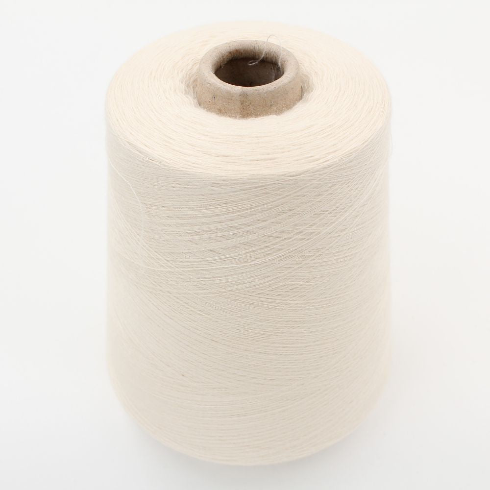 filato cashmere 100% nm 2/45 pettinato colore bianco rocche 770 gr