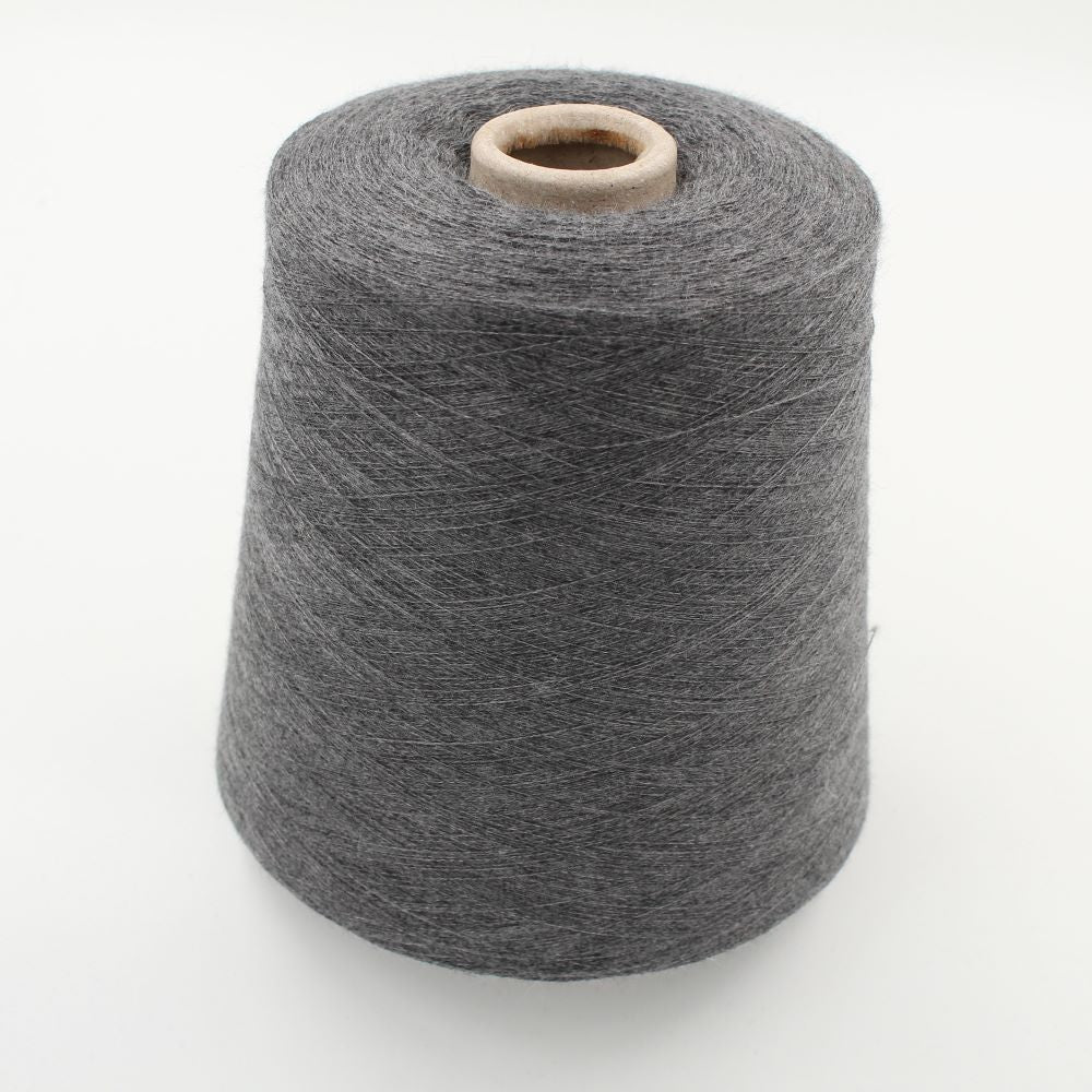 Yarn 100% Cashmere nm 2/48 worsted color grey rock 790 gr