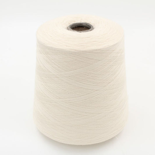 100% Cashmere yarn nm 2/48 worsted white cone 480 gr