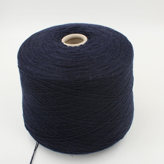 Filato merinos extrafine 70% cashmere 30% nm. 2/15 colore blu rocche 540 gr