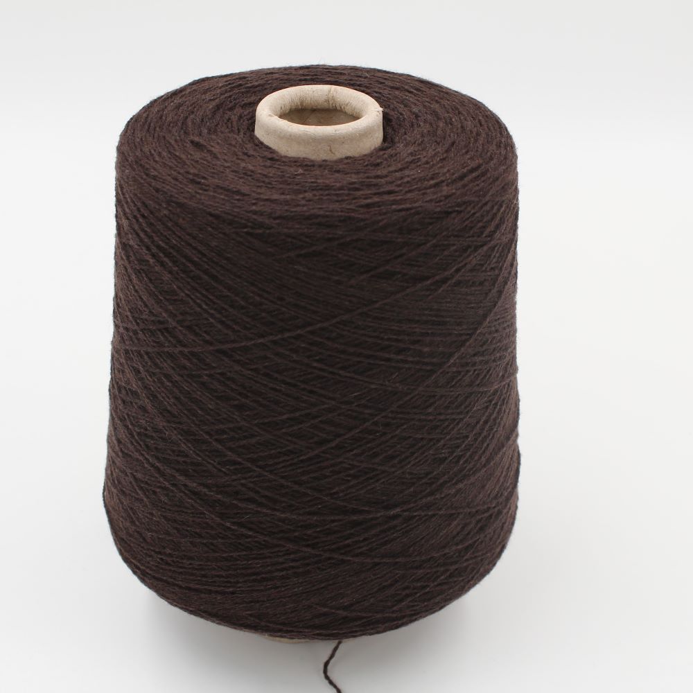 ALTER-ECO filato 97% cashmere 3% lana merino nm 2/12 colore marrone rocche 760 gr