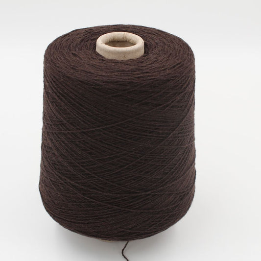 ALTER-ECO yarn 97% cashmere 3% merino wool nm 2/12 brown color cones 760 gr