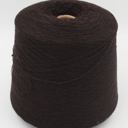Yarn Nm. 2/28 70% extrafine merino 30% cashmere brown rocca color 550gr
