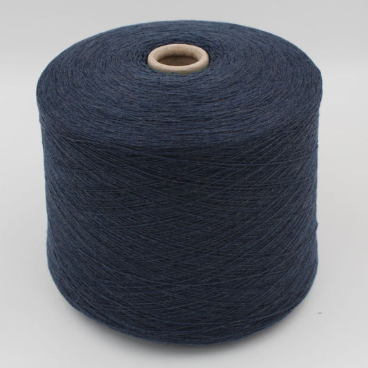 Yarn 100% superior cashmere nm 2/26 color jeans cones 500 gr