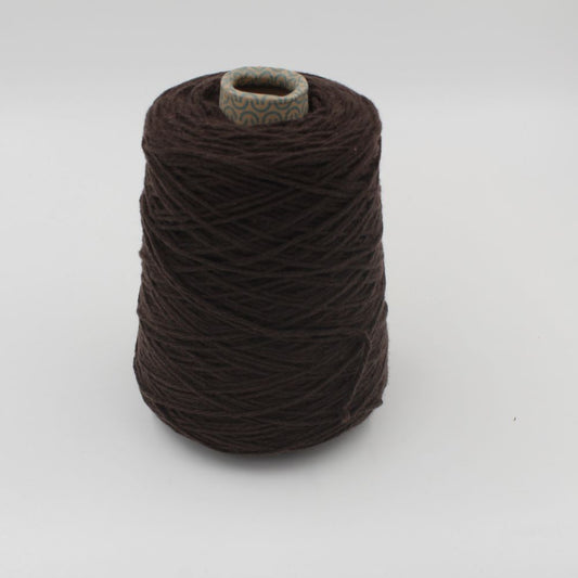 Cashmere yarn nm 2500 MILLED brown color cones 470 gr