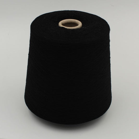 FANTASTIQUE superfine merino yarn 14 micron nm 2/28 black color cones 420 gr