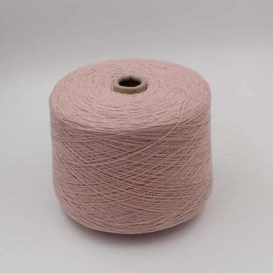 ALTER-ECO yarn 97% cashmere 3% merino wool nm 2/12 color pink 600 gr cones