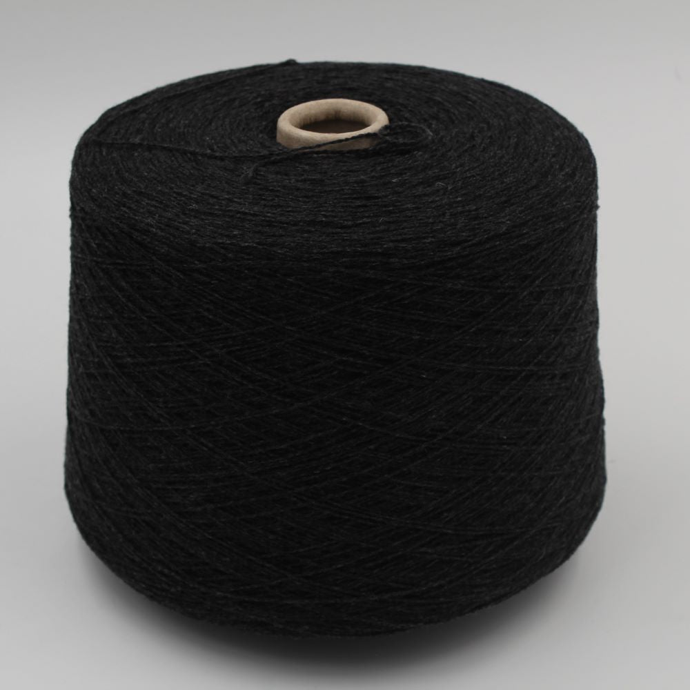 ALTER-ECO yarn 97% cashmere 3% merino wool nm 2/12 anthracite color cones 600 gr