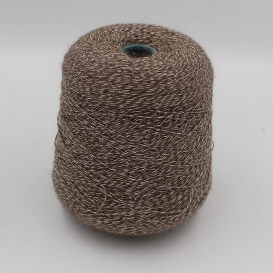 Filato 100% Lana nm 4600 colore beige muliné rocche 420gr