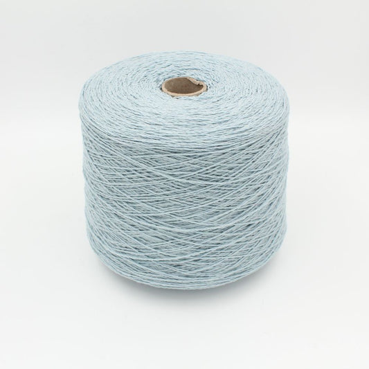 Filato cashmere riciclato 100% nm 3200 colore celestino rocche 500 gr