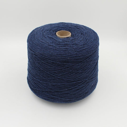 Filato cashmere riciclato 100% nm 3200 colore jeans rocche 500 gr