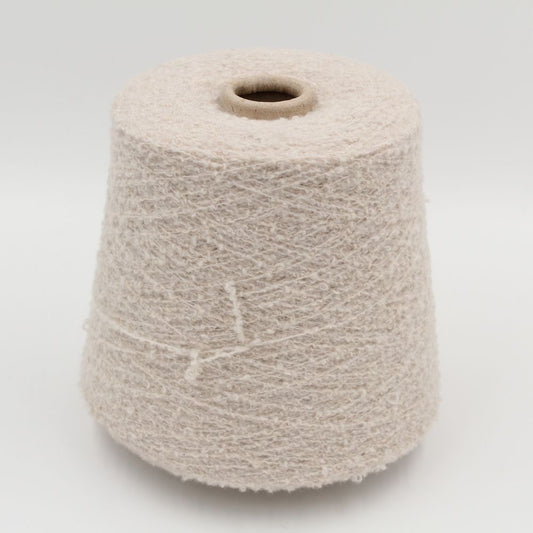 ALTER-LOOP yarn 84% cashmere 14% polyamide 2% merino nm. 5600 beige color cones 570 gr