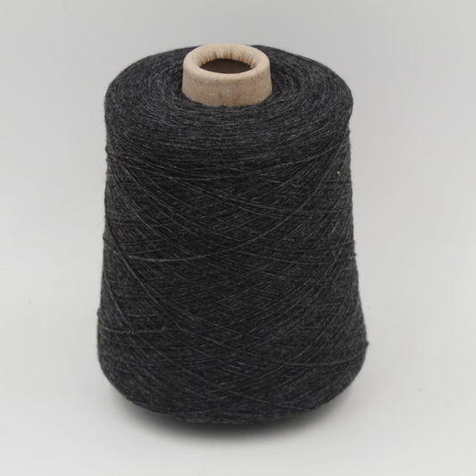 Filato cashmere 60% poliammide 40% nm 2/28 colore grigio scuro rocche 470 gr