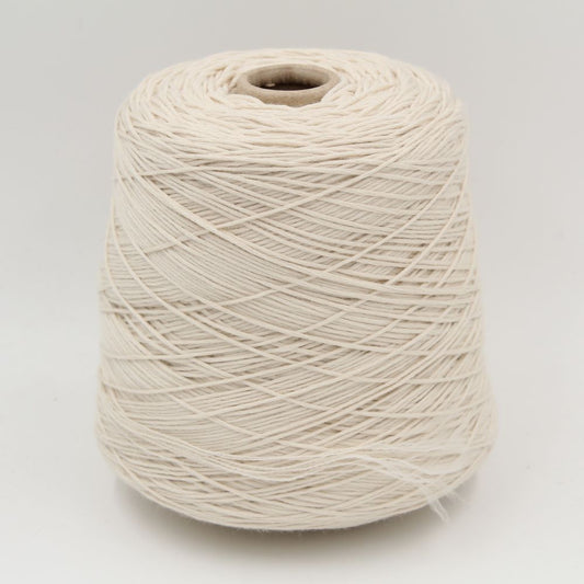 Filato 100% Lana nm 9X2/26 colore bianco rocche 530gr