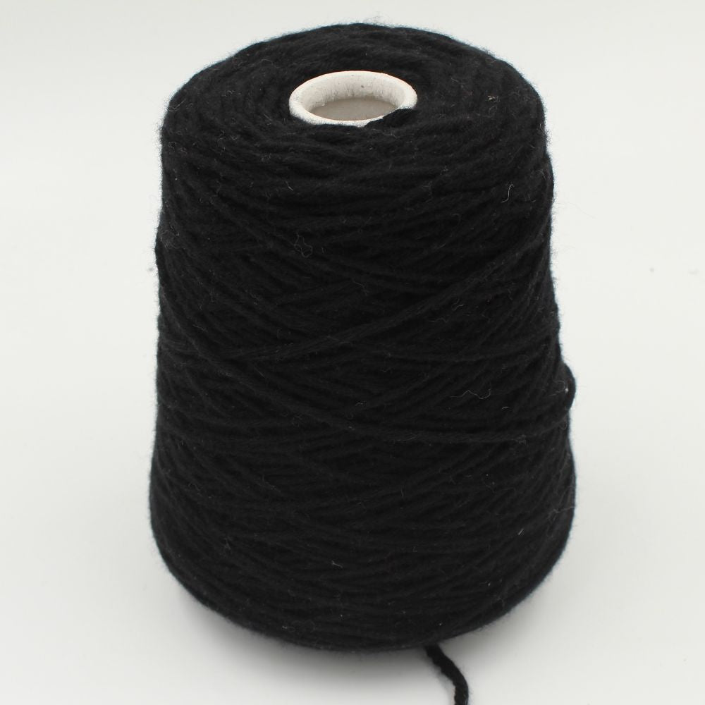 LAMBS 100% lambswool nm. 1250 colore nero rocche 530g