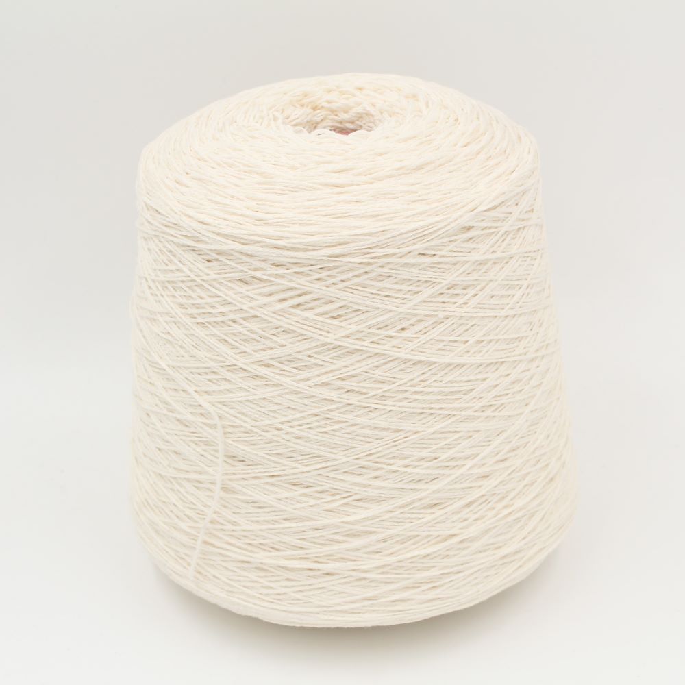 Yarn 70% Cashmere 30% Wool nm 9000 white cones 540gr