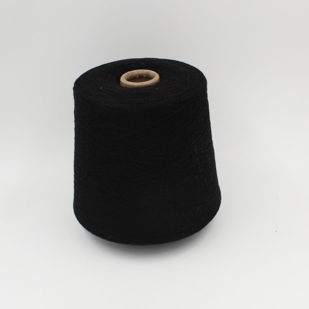 FANTASTIQUE superfine merino yarn 14 micron nm 2/28 black color cones 420 gr