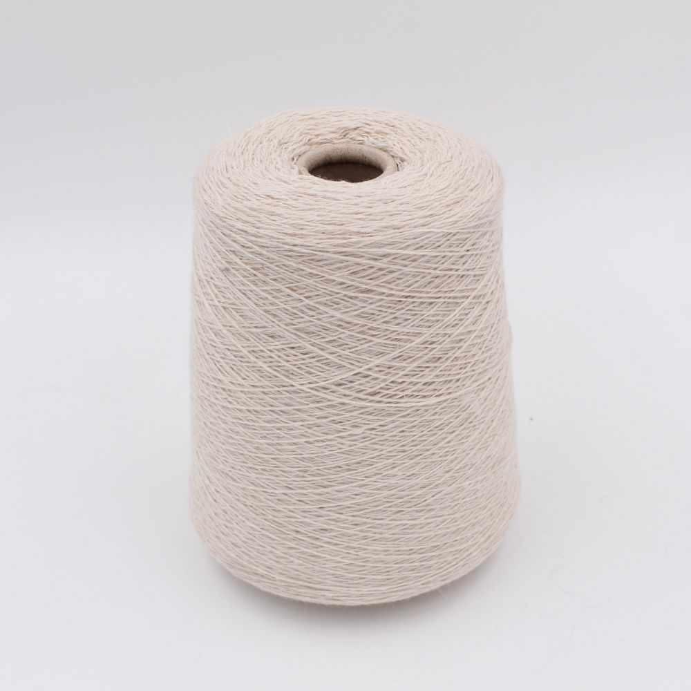 100% Cashmere nm 2/14 light beige color cones 500 gr