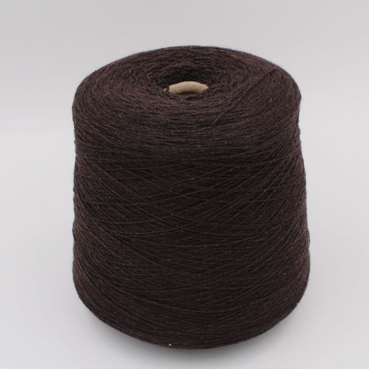 100% Cashmere nm 2/14 dark brown color cones 490 gr