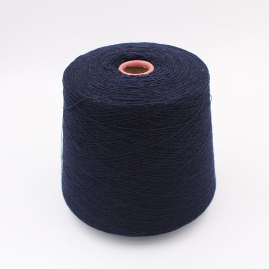 Filato 2/27 100% Cashmere per macchina 12 colore bleu rocca 680 gr
