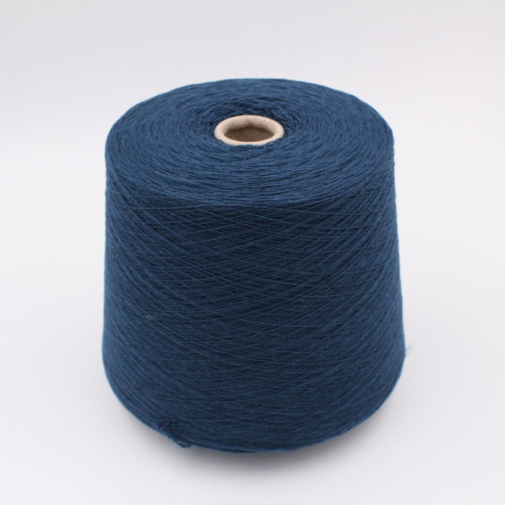 Filato 2/27 100% Cashmere per macchina 12 colore petrol rocca 510 gr