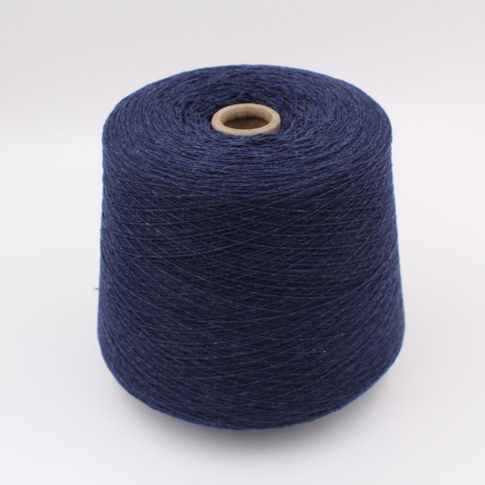 100% Cashmere nm 2/15 color blue cones 560 gr