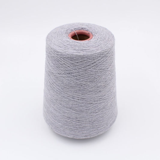 Filato 2/27 100% Cashmere colore grigio chiaro rocche 430 gr