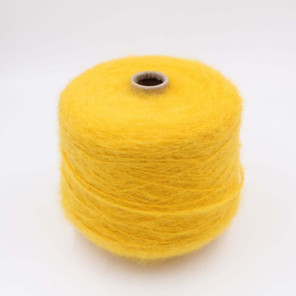 Filato 70% Alpaca 30% Poliammide nm 3/10 colore giallo rocca 760 gr