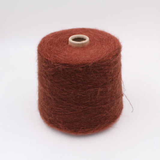 Filato 70% Alpaca 30% Poliammide nm 9000 colore terracotta rocche 530 gr
