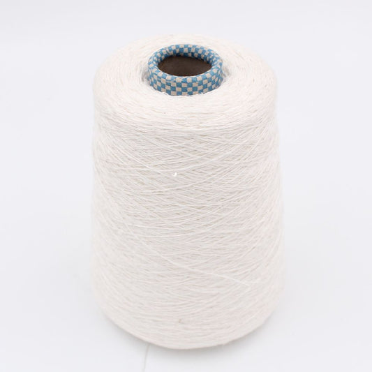 DESERT DIAMANTE 46% cotton 40% linen 14% silk with sequins nm 7500 double color white cones 440 gr