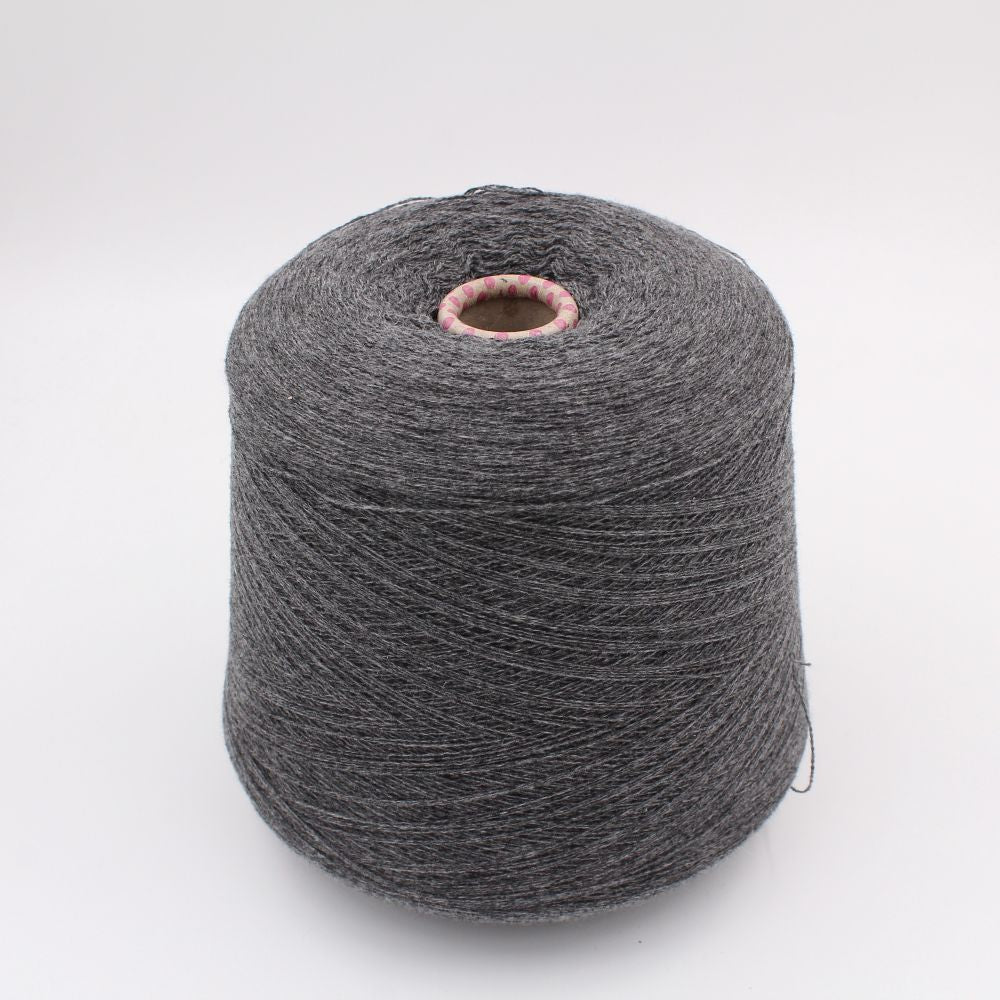 Yarn 2/28 100% Cashmere color grey cones 490gr