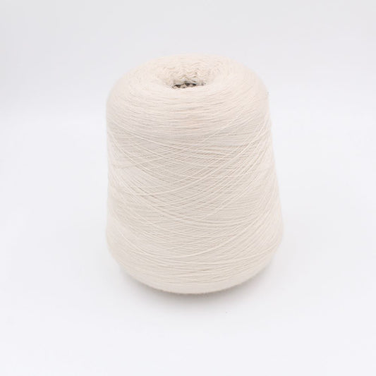 Filato 2/80 100% cashmere colore bianco rocche 600 gr