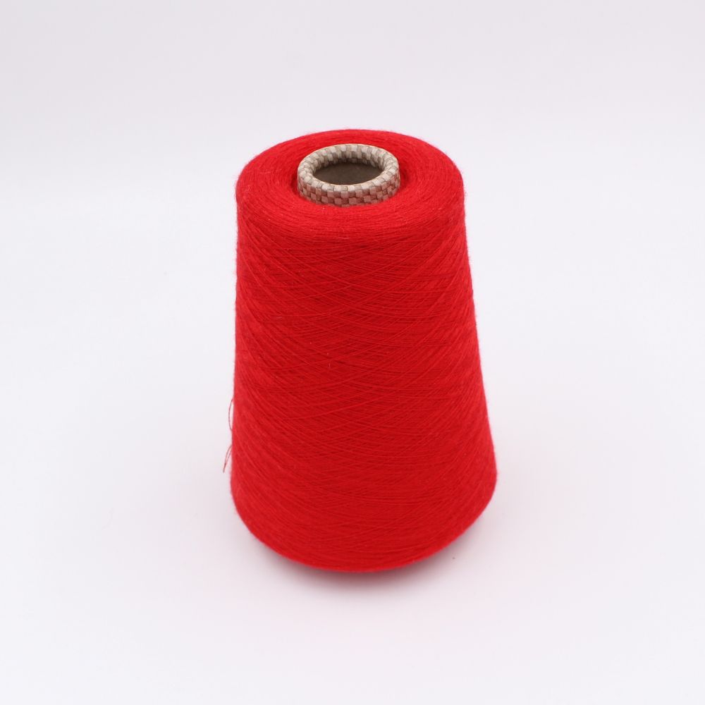 JAIPUR Yarn cashmere 70% silk 30% nm 2/56 combed color red cones 360 gr