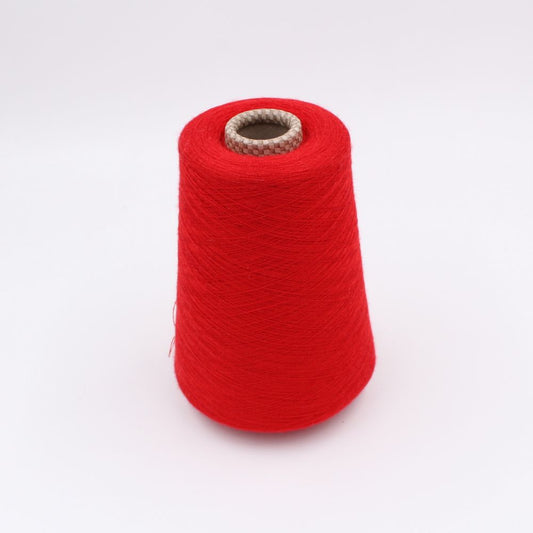 JAIPUR Filato cashmere 70% seta 30% nm 2/56 pettinato colore rosso rocche 360 gr