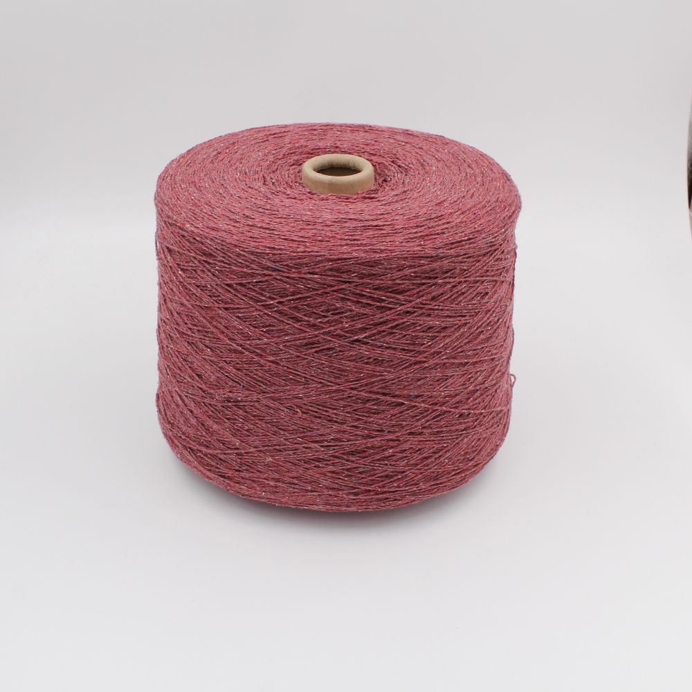 BOTTONATO 90% cashmere 10% seta 2/11 colore rosso antico rocche 500 gr