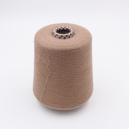 Filato cashmere 100% nm 2/58 colore cammello rocche 550 gr
