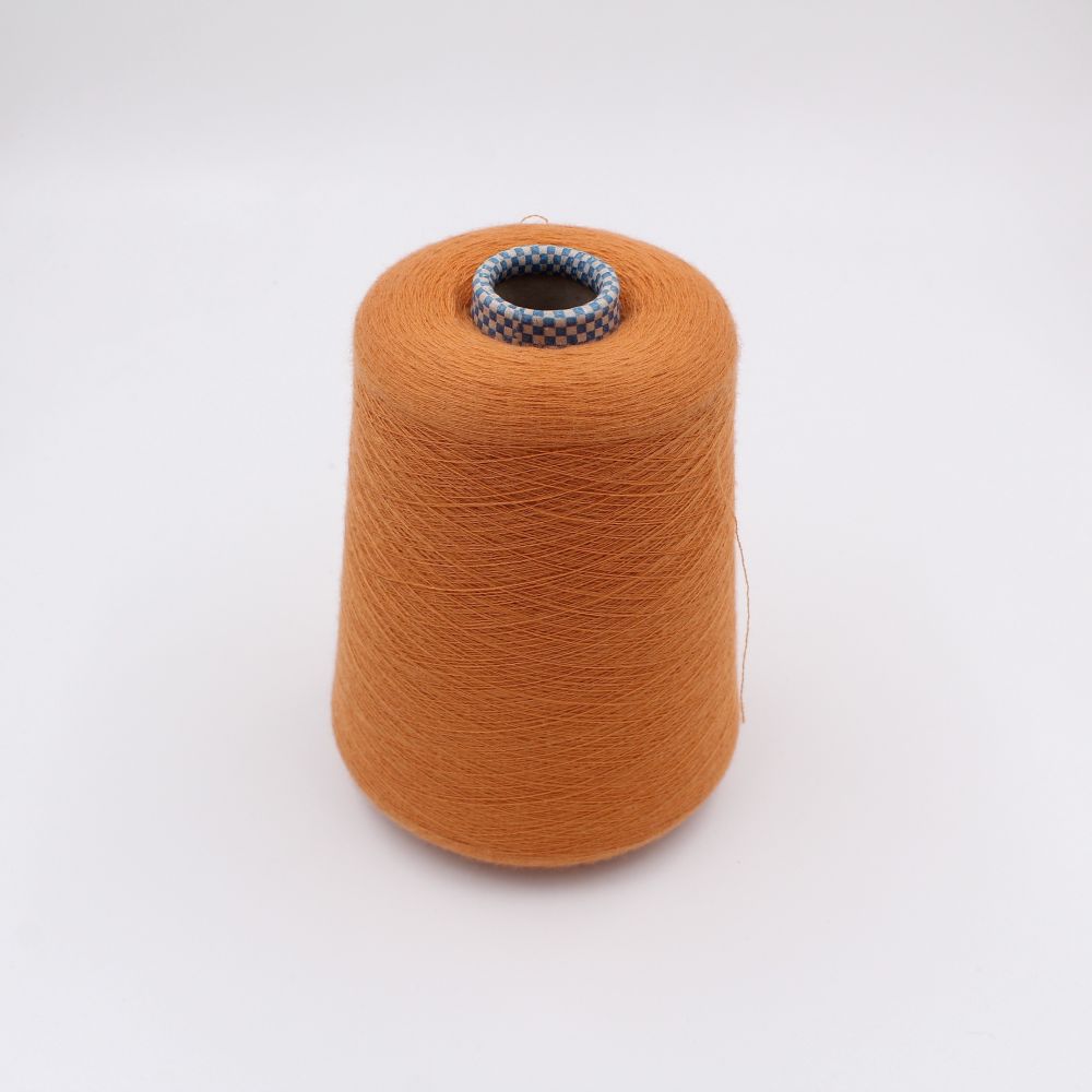 yarn 2/60 100% Cashmere color light blue cones 560 gr