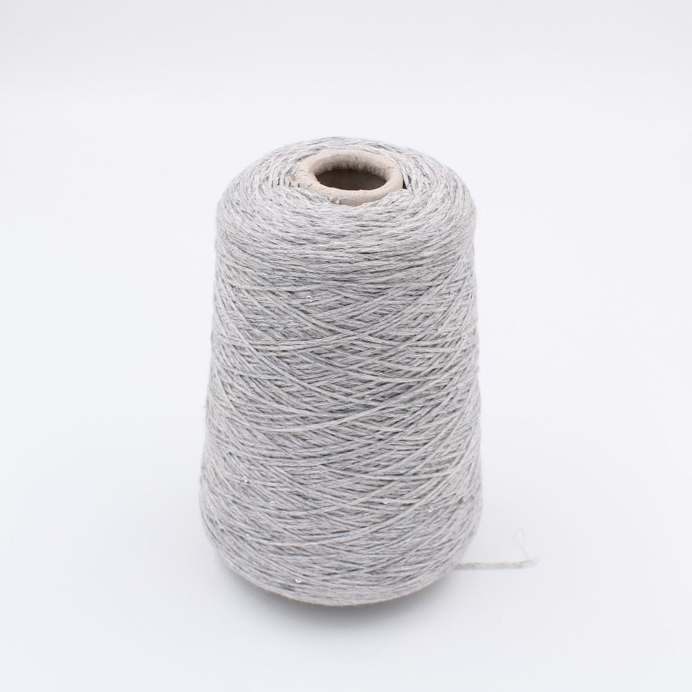 DESERT DIAMANTE 75% linen 25% silk with sequins nm 6500 color pearl cones 450 gr