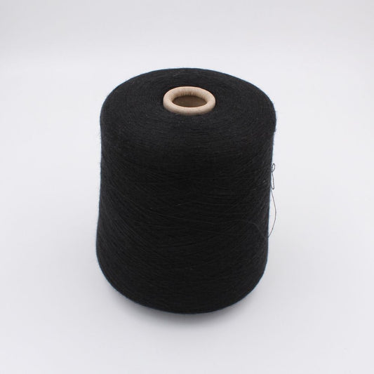 GOLD 70% cashmere 30% seta nm 2/80 pettinato colore nero rocche 660 gr