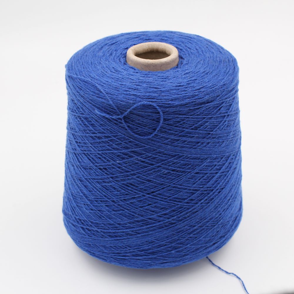 ALTER-ECO yarn 97% cashmere 3% merino wool nm 2/12 royal color 600gr cones