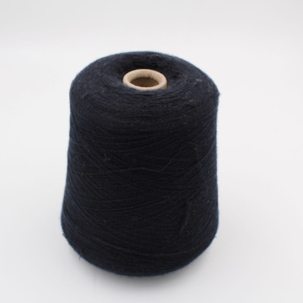 Filato Cashmere 100% nm. 2/48 colore blu navy rocche 750 gr