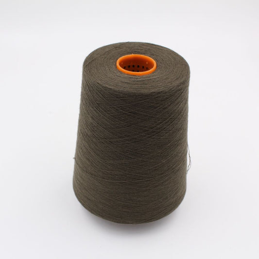 Yarn Cashmere 100% nm. 2/48 color ivy green cones 600 gr