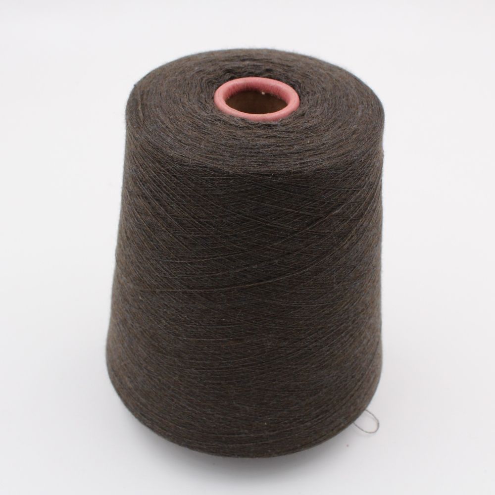 Yarn Cashmere 100% nm. 2/48 color brown cones 730 gr