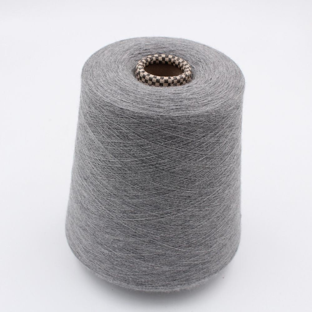 yarn 2/60 90% Cashmere 10% Silk color light grey cones 410 gr