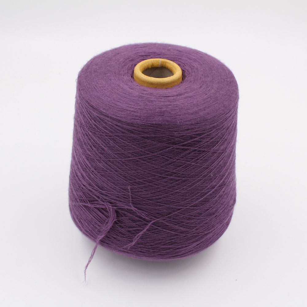 Yarn 2/80 100% cashmere violet cones 790 gr