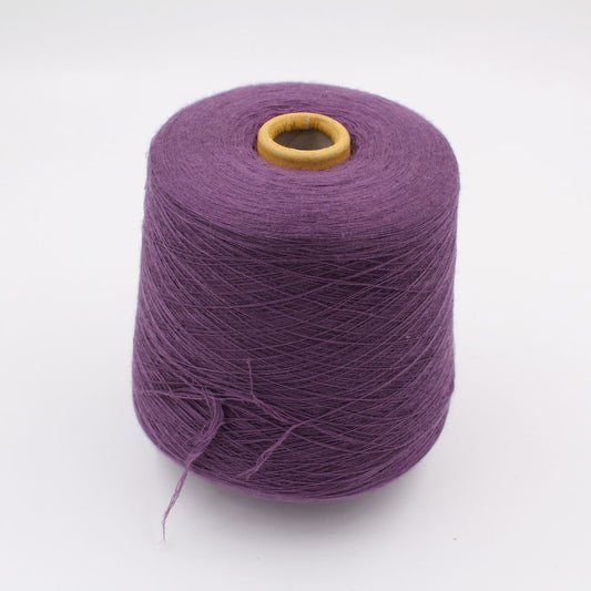 Filato 2/80 100% cashmere colore viola rocche 790 gr