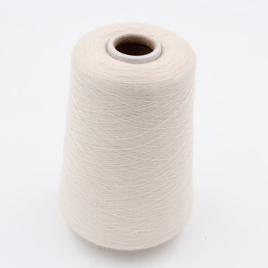 filato 2/60 100% Cashmere colore bianco naturale rocche 470 gr